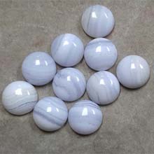 12MM ROUND CABOCHON BLUE LACE AGATE(4PCS/BAG)
